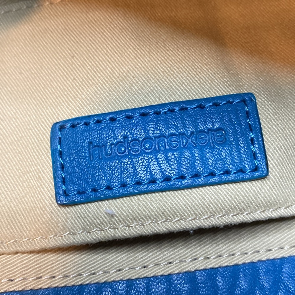 Alexis Hudson teal leather clutch - Picture 3 of 6